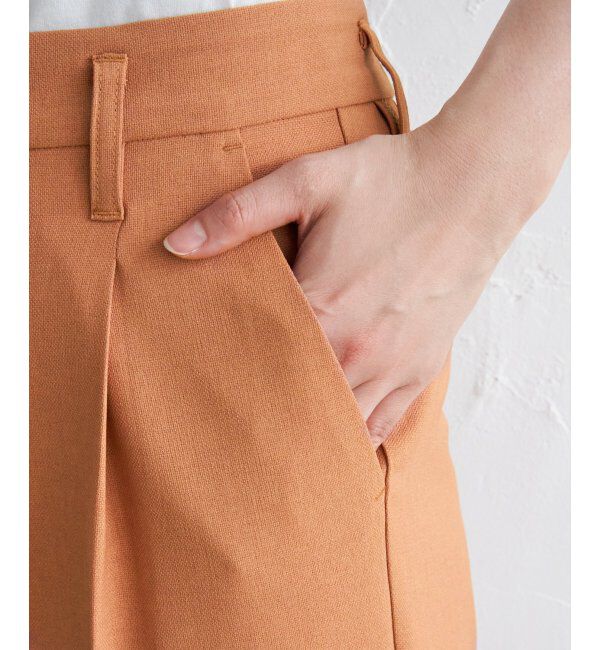 ikka「リネンライクテーパードパンツ」|その他|