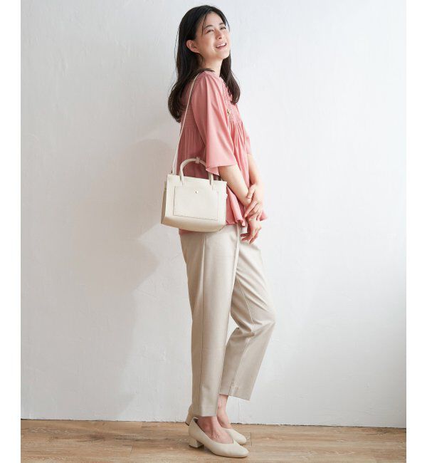 ikka「リネンライクテーパードパンツ」|その他|