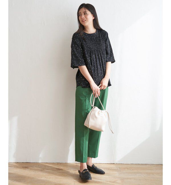 ikka「リネンライクテーパードパンツ」|その他|