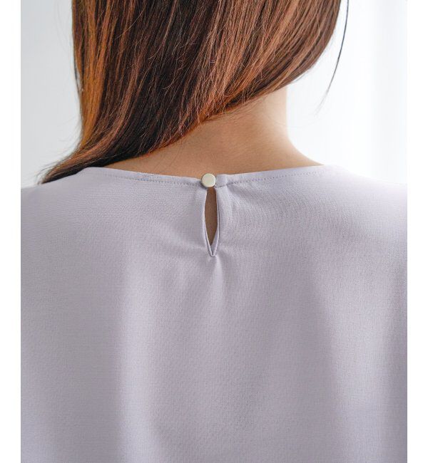 IKKA LOUNGE「ドライタッチ袖リボンブラウス」|シャツ・ブラウス|