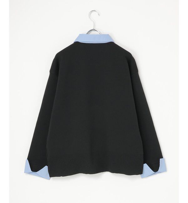 VENCE share style「シャツレイヤード風カーディガン」|カーディガン|