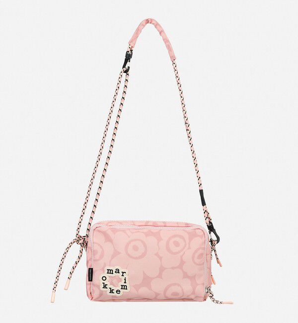 Marimekko「Kavari Mini Unikko ショルダーバッグ」|ショルダー・メッセンジャー|ﾗｲﾄﾋﾟﾝｸ&times;ﾗｲﾄﾋﾟﾝｸ