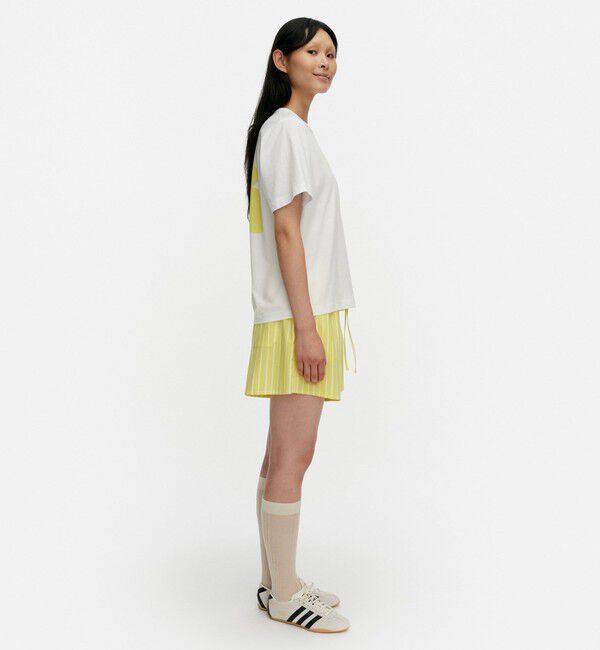 Marimekko「Erna Unikko Placement Tシャツ」|シャツ・ブラウス|