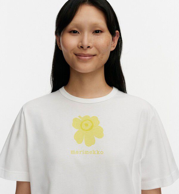 Marimekko「Erna Unikko Placement Tシャツ」|シャツ・ブラウス|