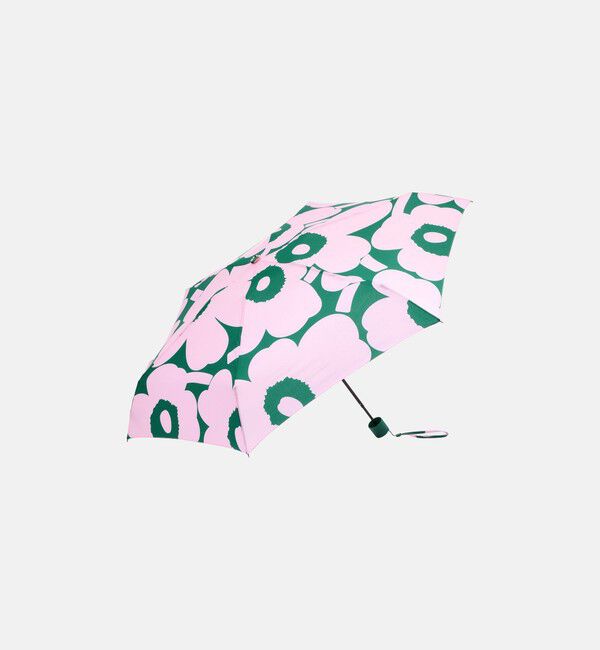 Marimekko「Mini Manual Pieni Unikko 折りたたみ傘」|その他|ﾋﾟﾝｸ&times;ﾀﾞｰｸｸﾞﾘｰﾝ