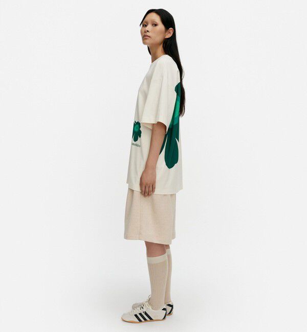 Marimekko「Nopeus Unikko Placement Tシャツ」|シャツ・ブラウス|