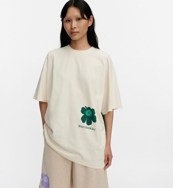 Marimekko「Nopeus Unikko Placement Tシャツ」|シャツ・ブラウス|