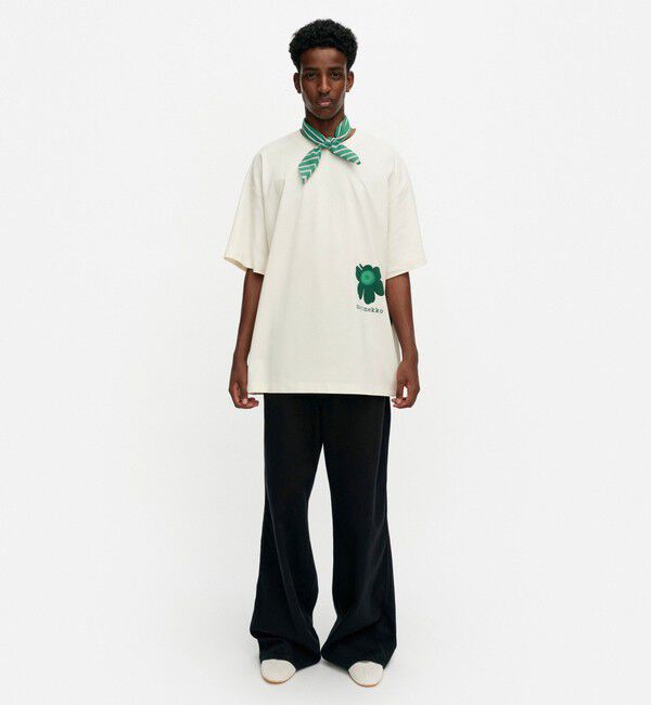 Marimekko「Nopeus Unikko Placement Tシャツ」|シャツ・ブラウス|