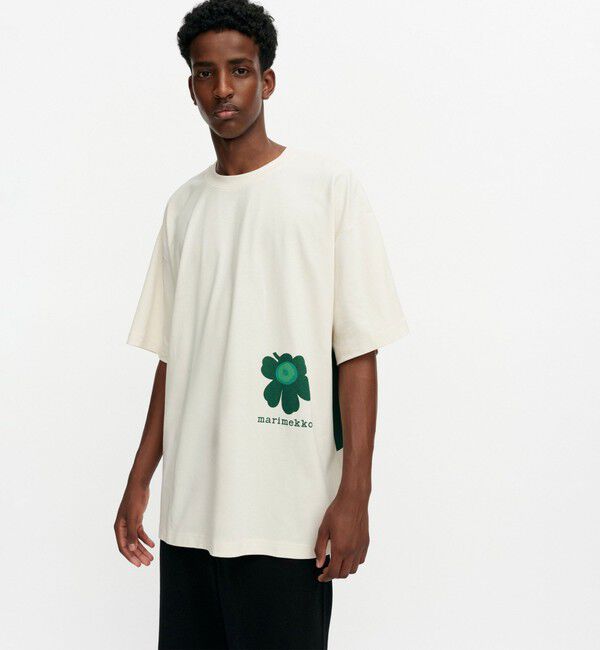 Marimekko「Nopeus Unikko Placement Tシャツ」|シャツ・ブラウス|