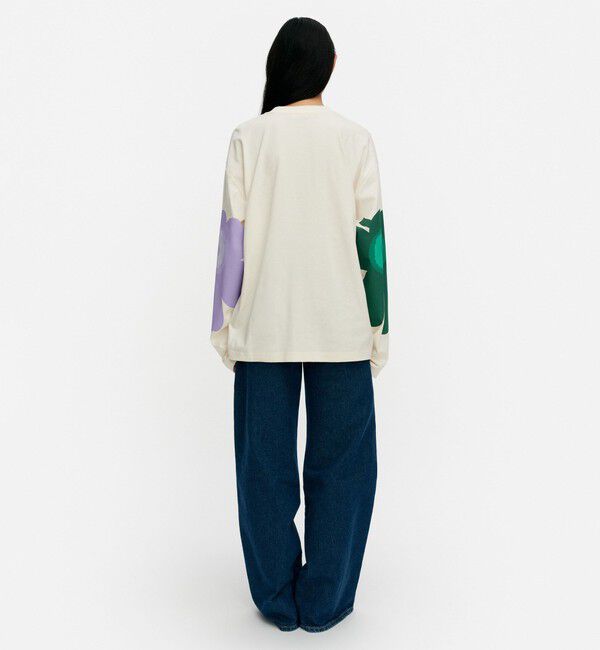 Marimekko「Siksak Unikko Placement カットソー」|シャツ・ブラウス|