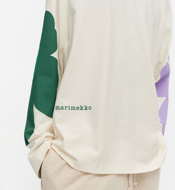 Marimekko「Siksak Unikko Placement カットソー」|シャツ・ブラウス|