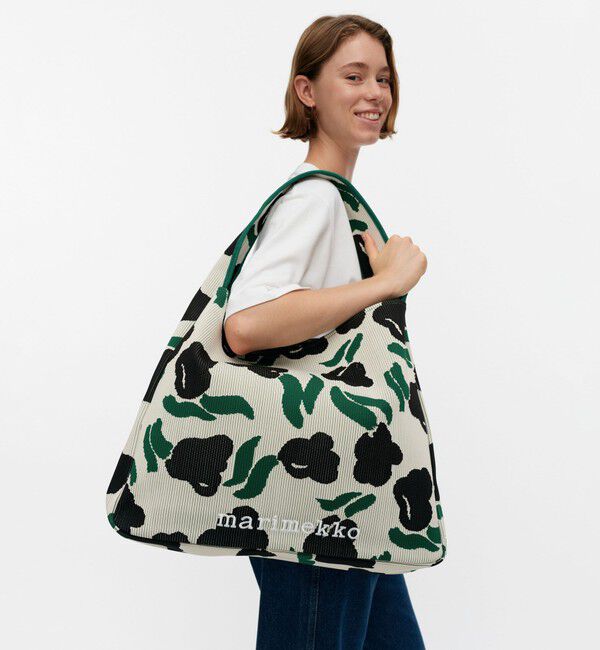 Marimekko「Knitted Bag Large Lemmitty ショルダーバッグ」|ショルダー・メッセンジャー|