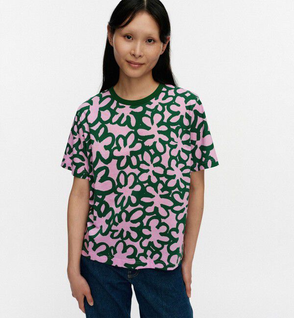 Marimekko「Jakso Kukka Tシャツ」|シャツ・ブラウス|