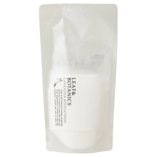  「LEAF＆BOTANICS （リーフアンドボタニクス） ボディローション ラベンダー カエ 詰替え (280mL)」|ボディ保湿|その他