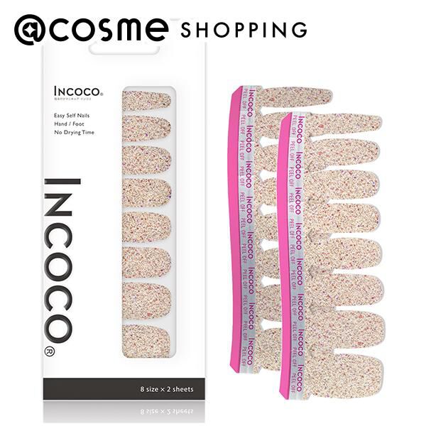  「インココ インココ貼るマニュキュアシート トゥインクル　ライト (8サイズ&times;2シート)」|ネイルカラー|その他
