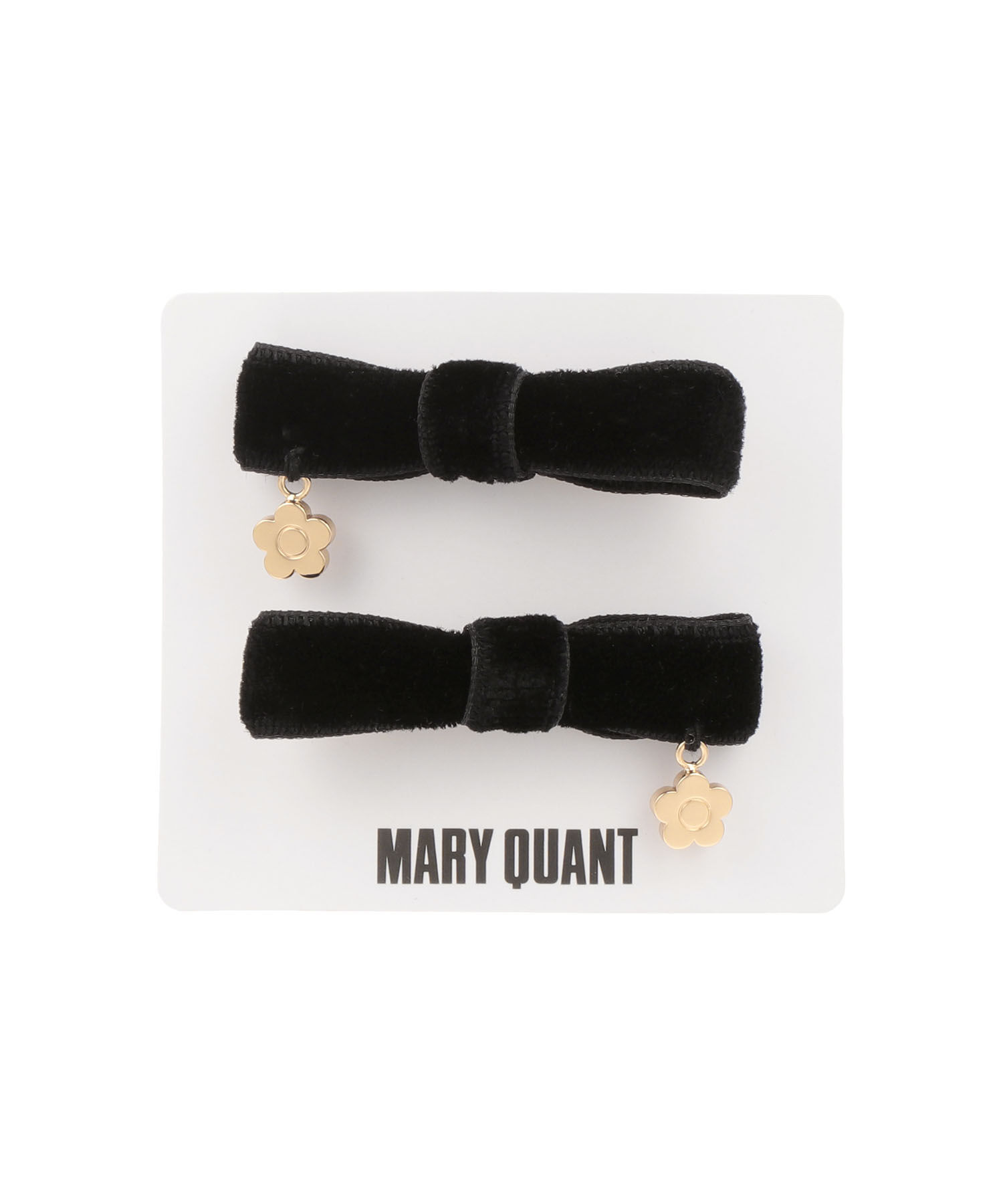 MARY QUANT「ベロアリボン ワニクリップセット」|その他|