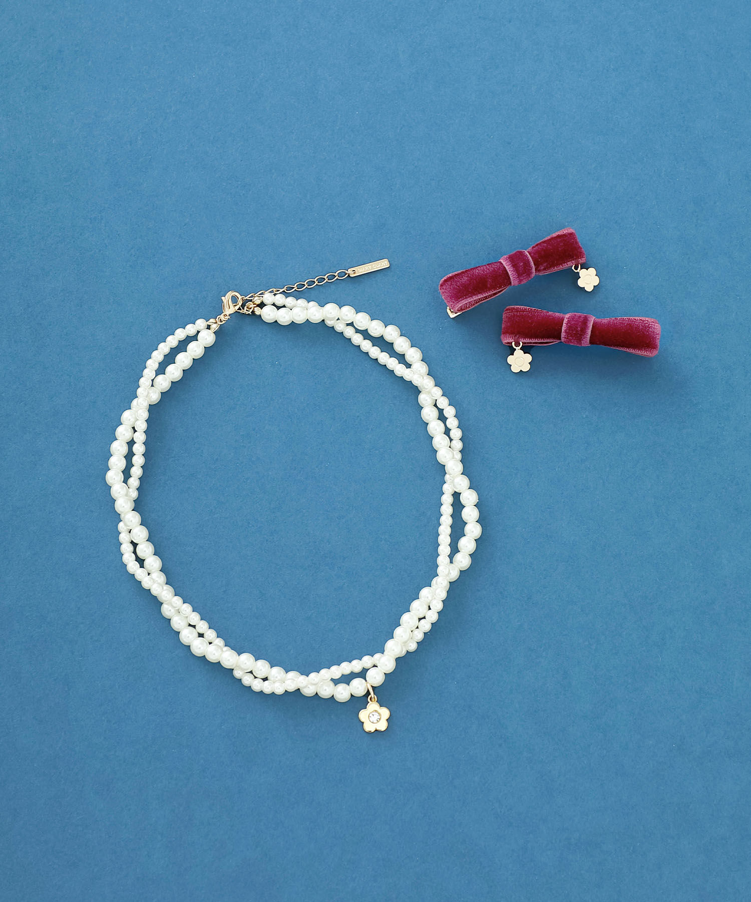 MARY QUANT「ベロアリボン ワニクリップセット」|その他|