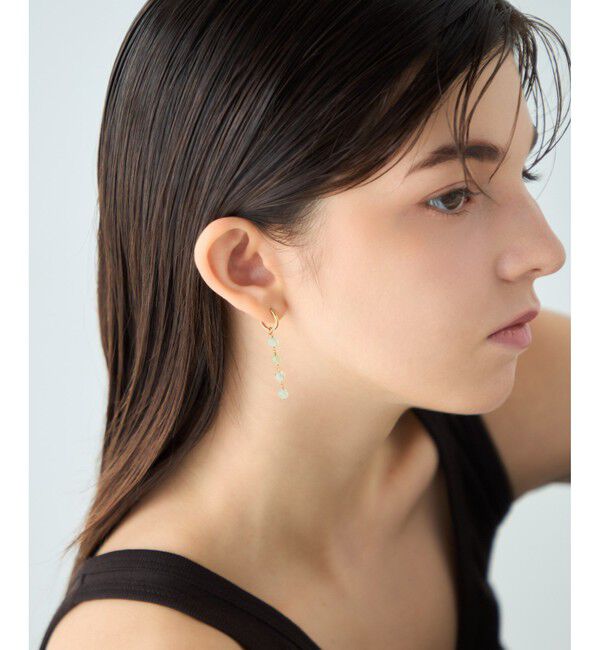 ete「ナチュラルストーン イヤリング」|イヤリング|