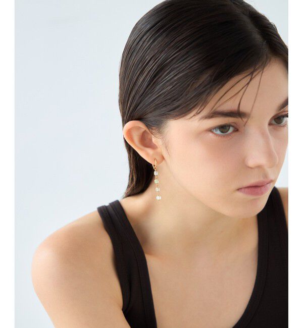 ete「ナチュラルストーン イヤリング」|イヤリング|