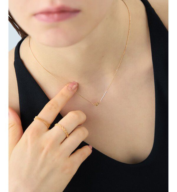 ete「[レースライン] K18YG ネックレス」|ネックレス|