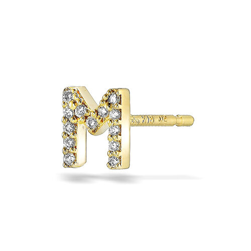 STAR JEWELRY「TINY STUDS INITIAL (M)」|ピアス|