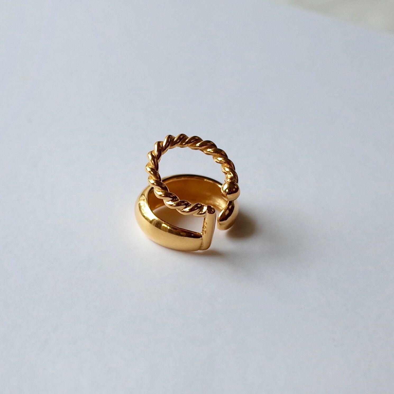warmth「Twist&Round EarCuff」|イヤーカフ|