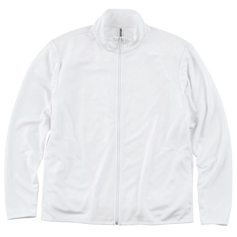 BACKYARD FAMILY「ジャケット メンズ 通販 レディース 速乾 ジップアップ 4.4オンス フルジップ フードなし」|その他|ホワイト1