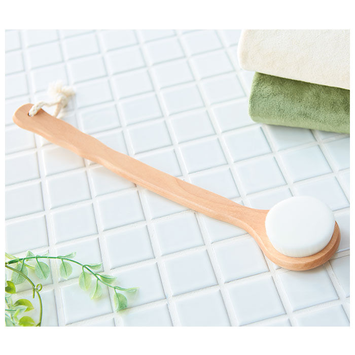 BACKYARD FAMILY「ボディブラシ 柔らかい 通販 ロング 背中 tone トーン 極細毛 ボディケア スキンケア」|マッサージ・ボディスクラブ|