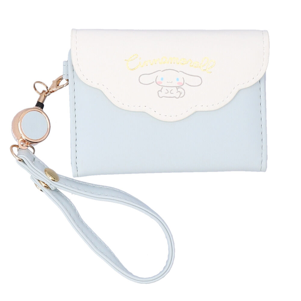 BACKYARD FAMILY「パスケース サンリオ 通販 リール付きパスケース 定期入れ パスポーチ 定期券入れ ICカード」|定期入れ|ブルー1