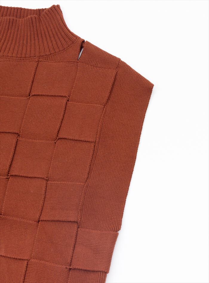 BACKYARD FAMILY「MIND マインド バスケット編み ベスト 通販 ニット レイヤード ニットベスト 重ね着」|その他|