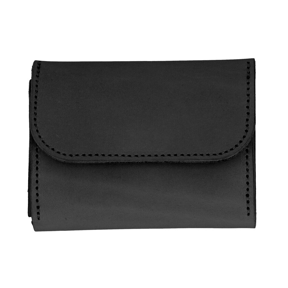 BACKYARD FAMILY「栃木レザー 財布 三つ折り 通販 栃木 レザー 三つ折り財布 ウォレット 革財布 皮サイフ」|財布|ブラック1