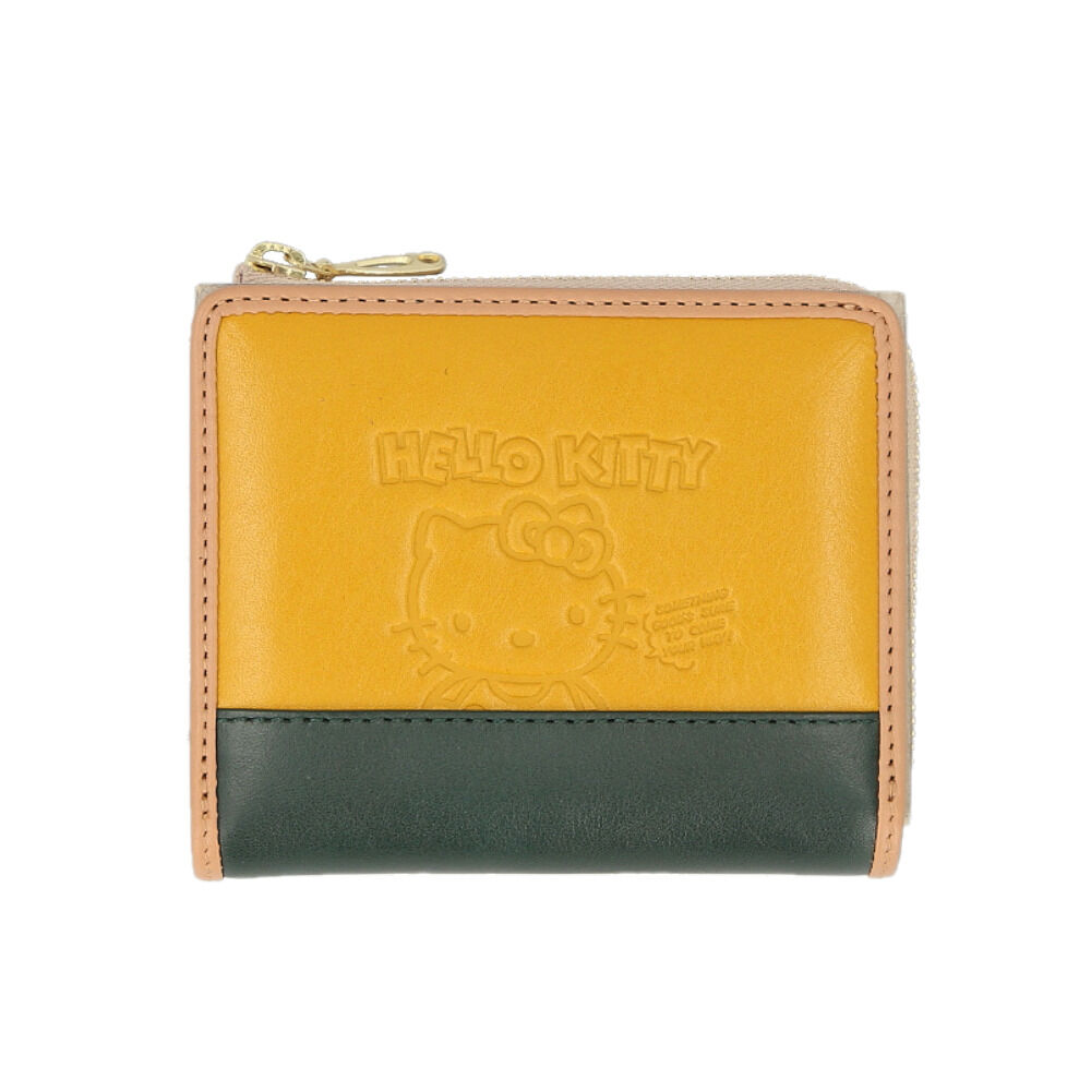 BACKYARD FAMILY「HELLO KITTY ハローキティ 二つ折り財布 通販 財布 お財布 おさいふ ウォレット」|財布|イエロー1