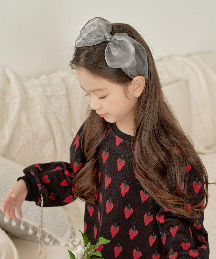 BACKYARD FAMILY「Rora カチューシャ 通販 リボン チュール 48382102 髪飾り ヘッドドレス 子供」|その他|