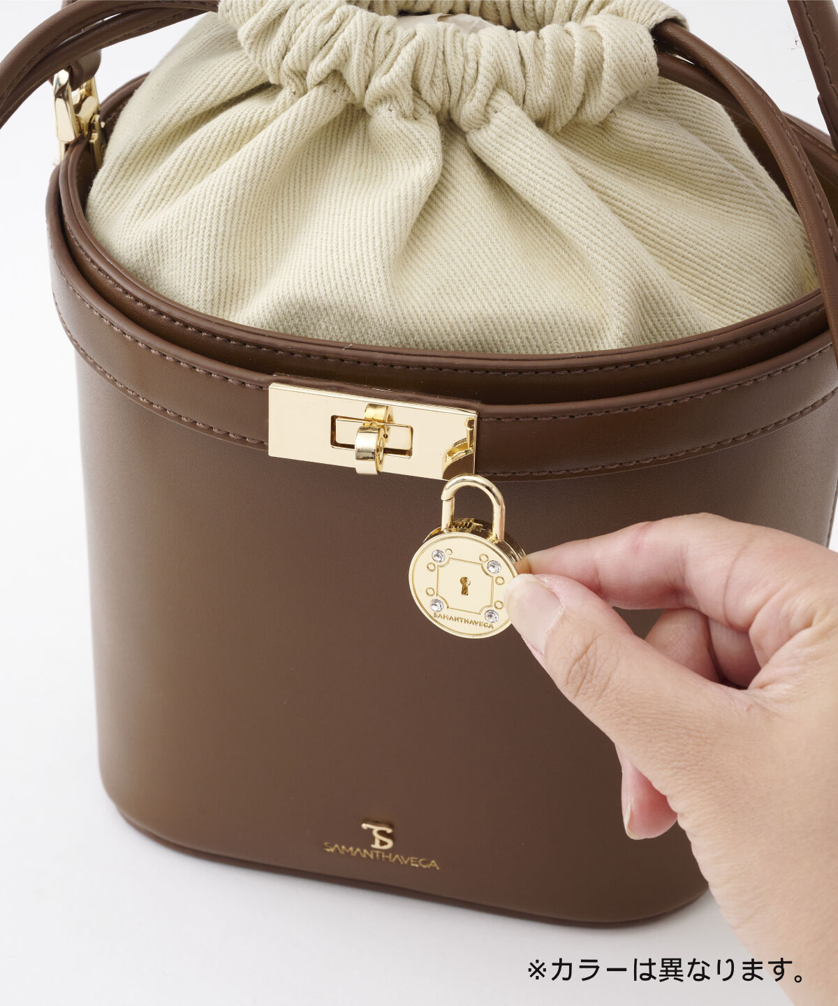 Samantha Vega「サークルロックバケツ型ショルダーバッグ」|ショルダー・メッセンジャー|