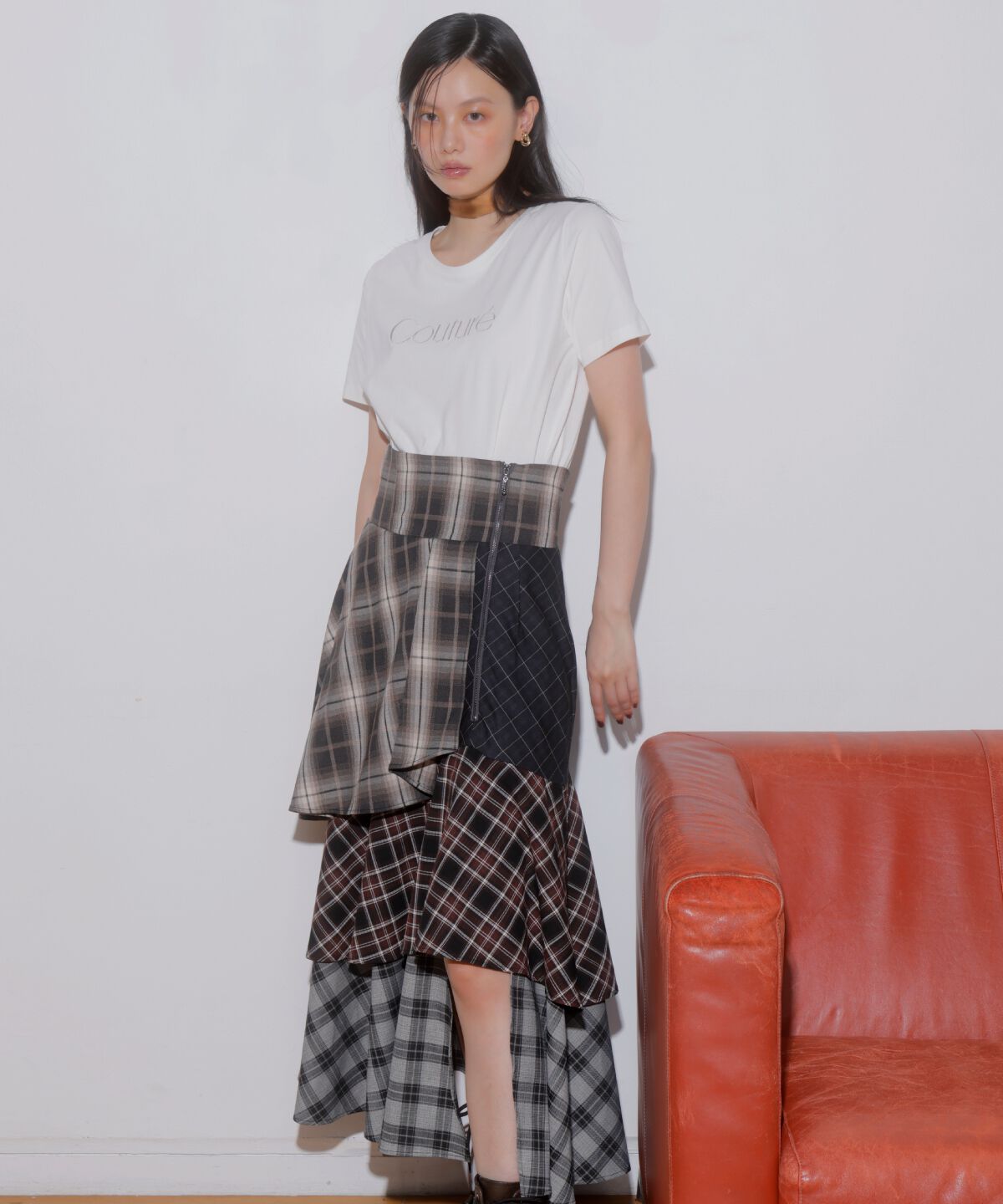 アンドクチュール「COUTURE 刺繍Tシャツ」|Tシャツ・カットソー|