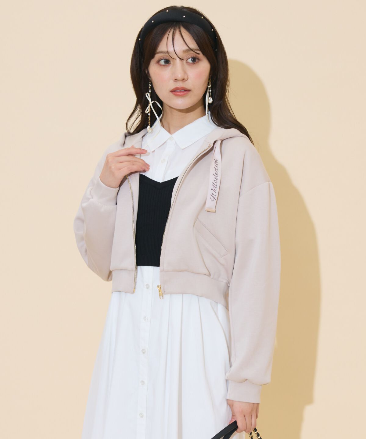 WILLSELECTION「ロゴテープパーカー」|パーカー|