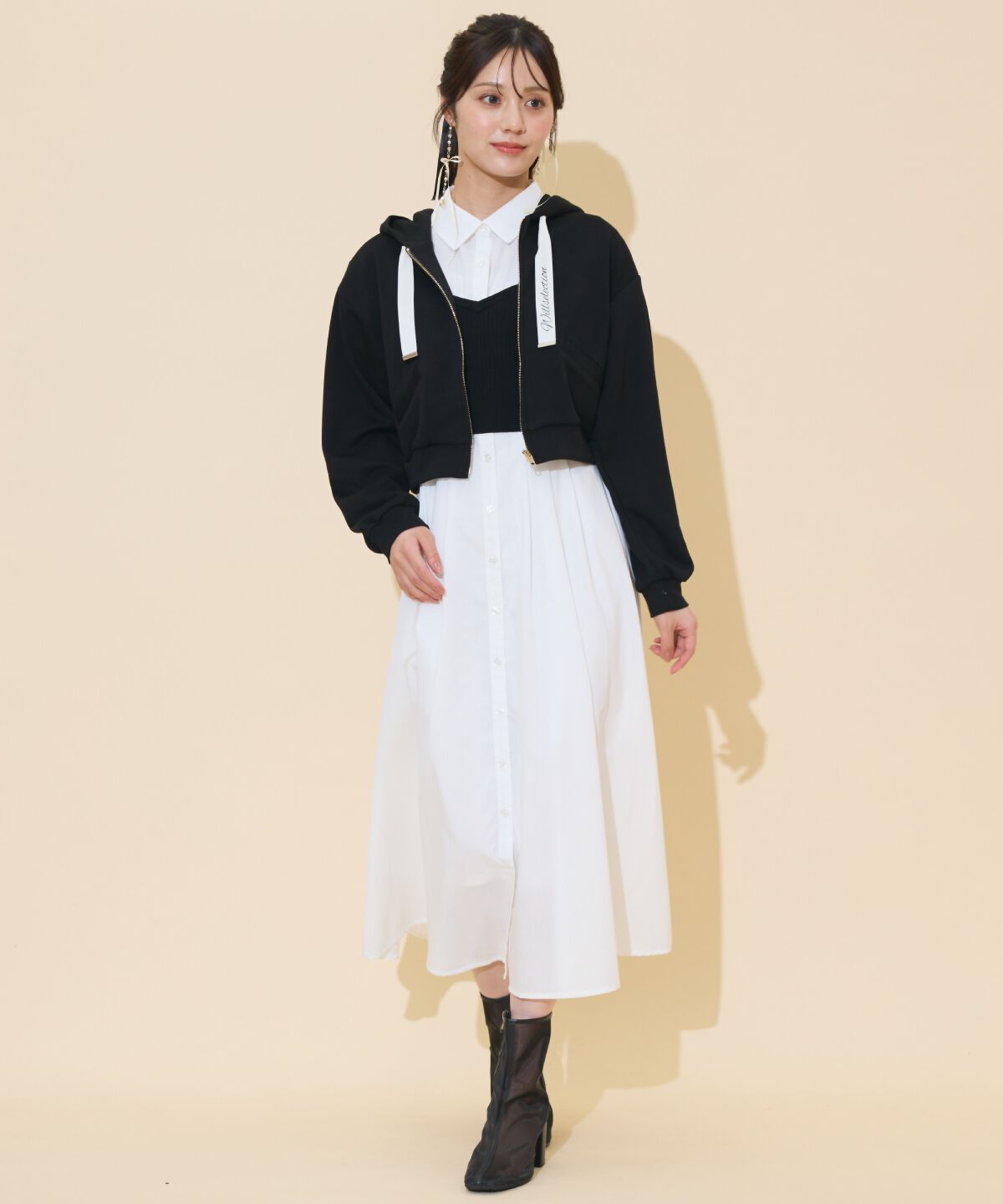 WILLSELECTION「ロゴテープパーカー」|パーカー|