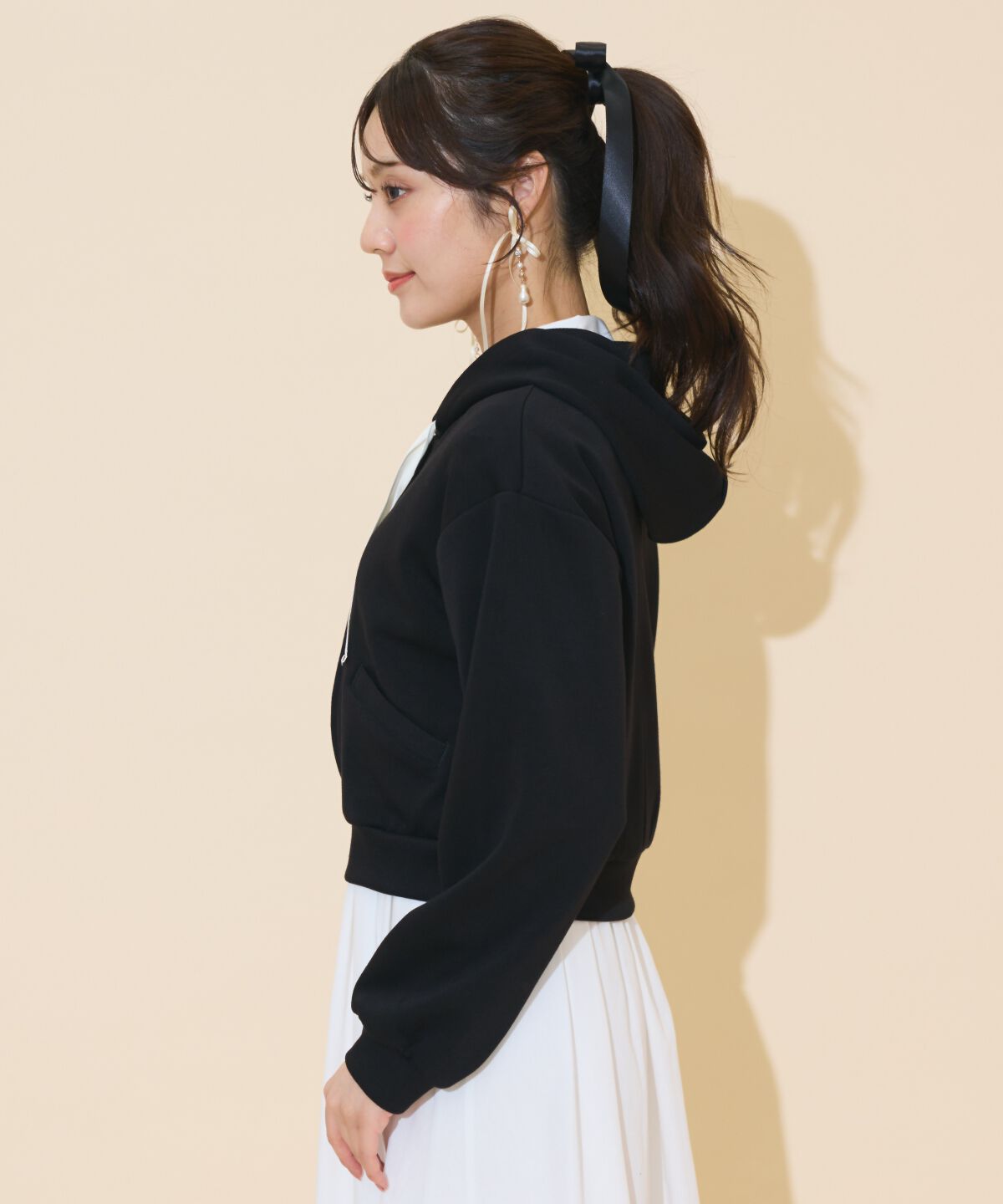 WILLSELECTION「ロゴテープパーカー」|パーカー|