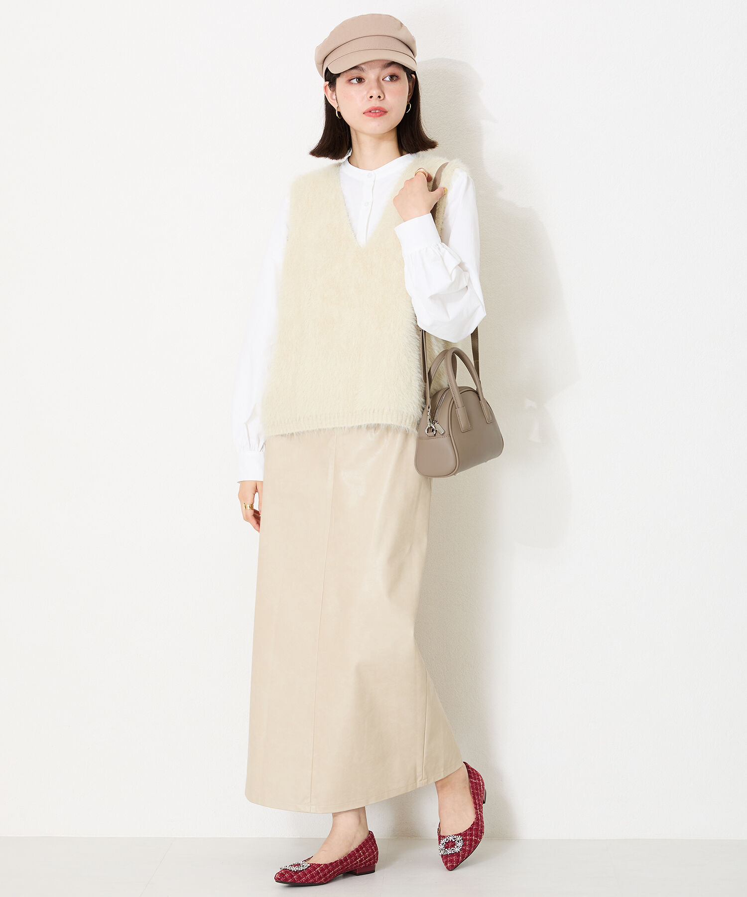 ORiental TRaffic「【アウトレット価格】ラウンド ミニ ボストンバッグ /BA-236」|ボストンバッグ|