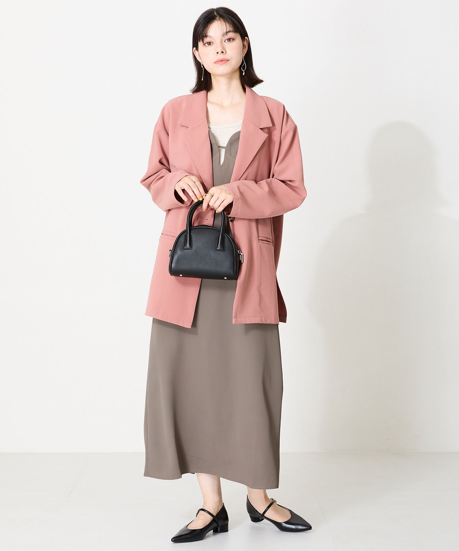 ORiental TRaffic「【アウトレット価格】ラウンド ミニ ボストンバッグ /BA-236」|ボストンバッグ|