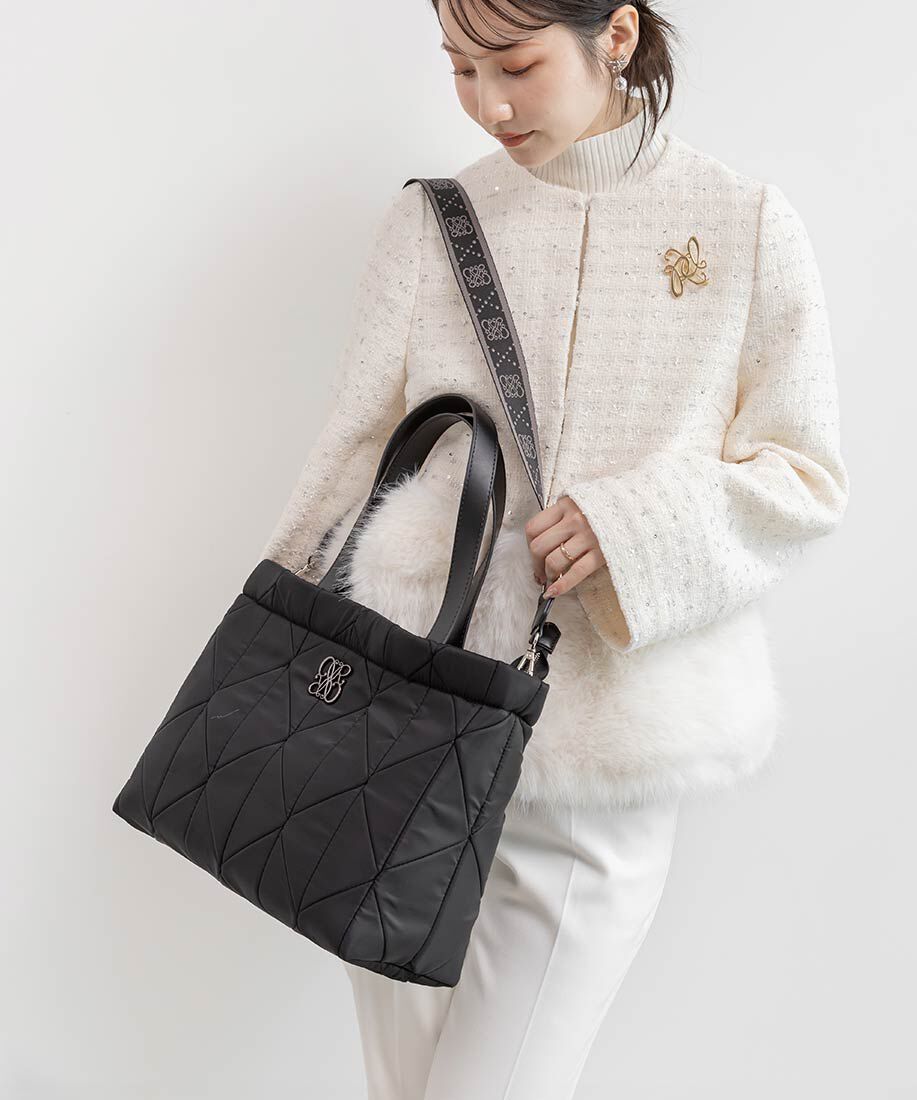  「【A4対応】2WAY パデッドトートバッグ」|トートバッグ|