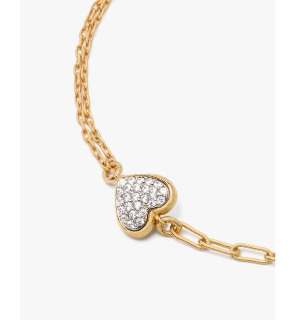 kate spade new york「ウィズ オール マイ ハート パヴェ ライン ブレスレット」|ブレスレット・バングル|