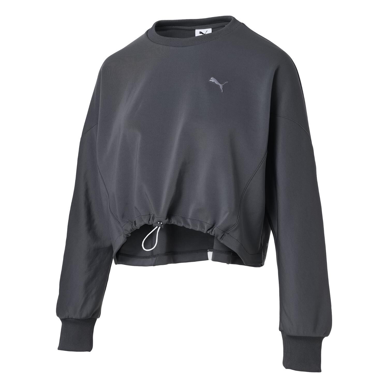 PUMA「【PUMA ｳｪｱ】W TRN EDGE KNIT CREW」|スニーカー|グレー