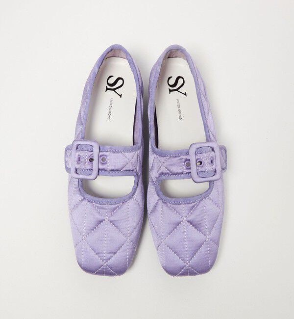 SY UNITED ARROWS「＜SY＞ソフトメリージェーンSTNフラット10&uarr;」|パンプス|PURPLE