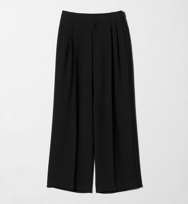 UNITED ARROWS「P 2タック ワイドパンツ ‐吸水速乾 帯電防止 接触冷感 ウォッシャブル‐」|スラックス|