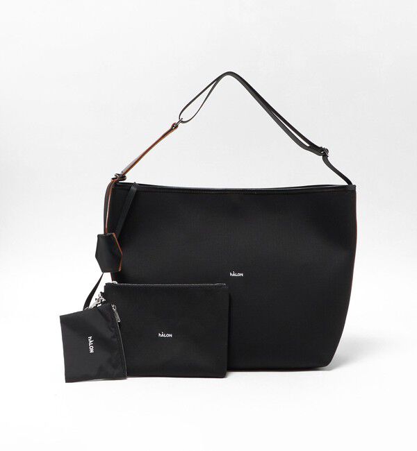 UNITED ARROWS「＜hALON＞ボンディング ショルダーバッグ」|ショルダー・メッセンジャー|BLACK