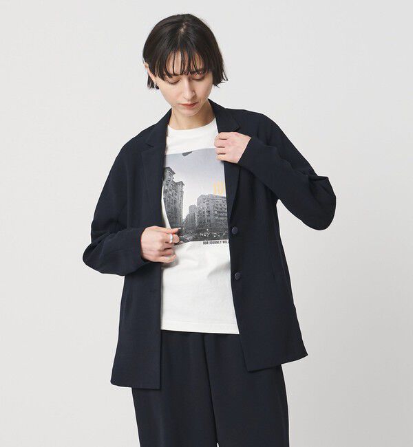 UNITED ARROWS「COMFY テーラードジャケット ‐防汚 UVカット ウォッシャブル‐」|テーラードジャケット|
