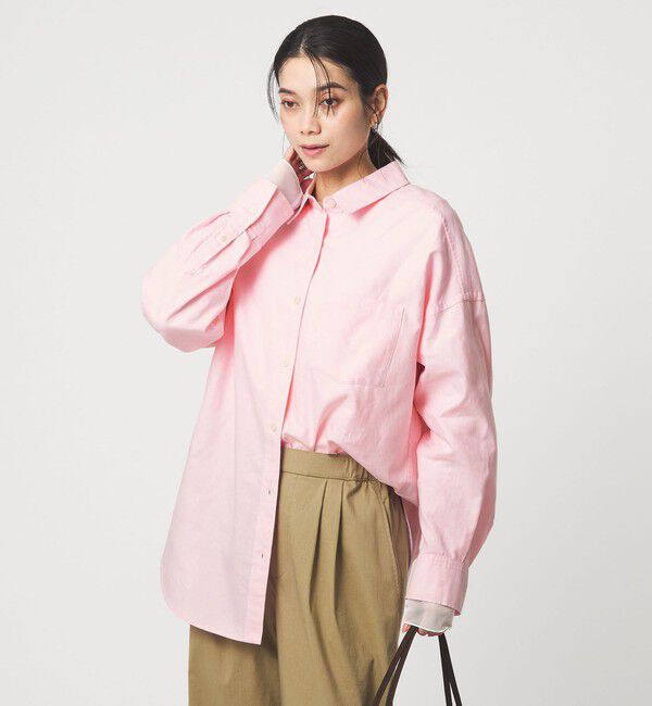 UNITED ARROWS green label relaxing「［size SHORTあり］オックス オーバー シャツ」|シャツ・ブラウス|