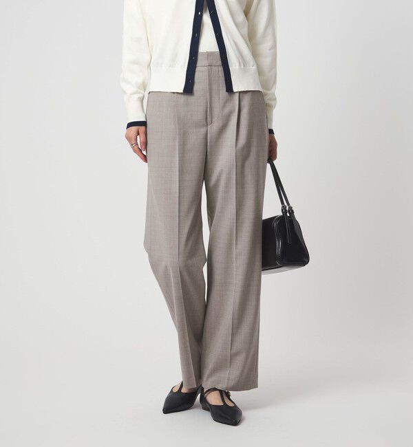 UNITED ARROWS green label relaxing「［size SHORT/TALLあり］カチリラ ストレート パンツ ウォッシャブル ストレッチ」|スラックス|