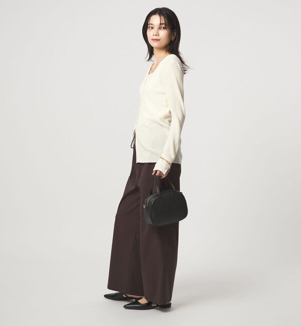 UNITED ARROWS green label relaxing「リブ ニット Vネック カーディガン ウォッシャブル」|カーディガン|